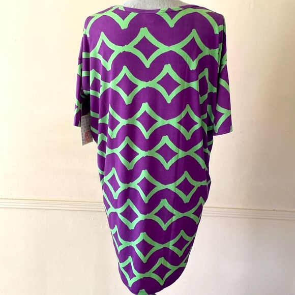 LuLaRoe “IRMA” HIGH-LOW TUNIC OVERSIZED TOP SIZE EXTRA SMALL 🌟NWT🌟 - Picture 4 of 13